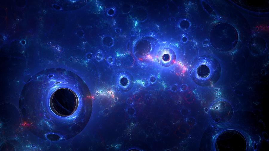 Pesquisadores italianos usaram modelos computacionais para estimar a existência de 40 quintilhões de buracos negros no universo - Sakkmesterke/Science Source