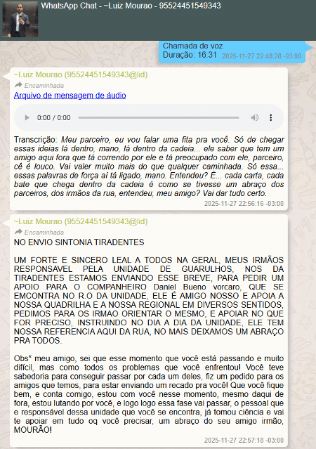 Mensagem que Mourão queria enviar a Daniel Vorcaro na cadeia