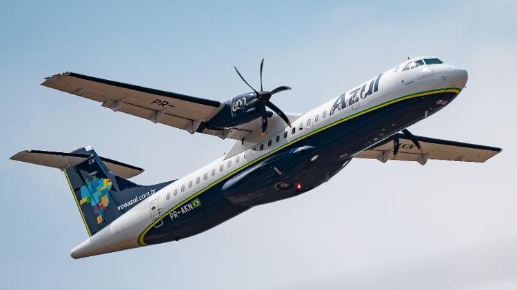 Imagem ilustrativa de avião ATR 72-600 da Azul: Parte das aeronaves do modelo serão devolvidas pela Azul em plano de reestruturação judicial Imagem ilustrativa de avião ATR 72-600 da Azul: Parte das aeronaves do modelo serão devolvidas pela Azul em plano de reestruturação judicial