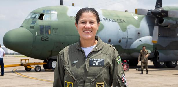 'Céu não é o limite': Major Joyce é a 1ª mulher a comandar esquadrão da FAB