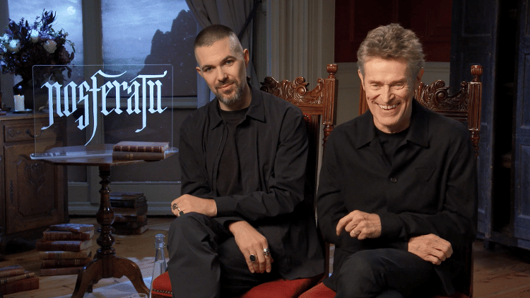 O diretor Robert Eggers e Willem Dafoe falam sobre 'Nosferatu'