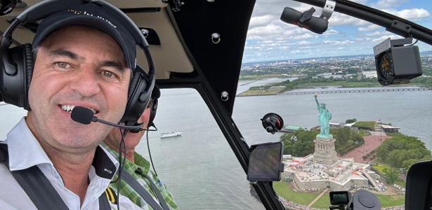 35 países e R$ 1 mi: O 1º brasileiro a dar a volta ao mundo de helicóptero