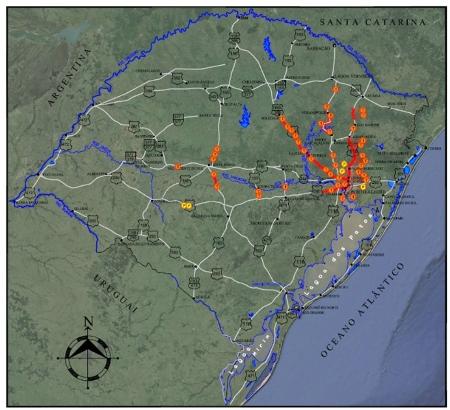 Bloqueios totais ou parciais nas rodovias do RS após as enchentes