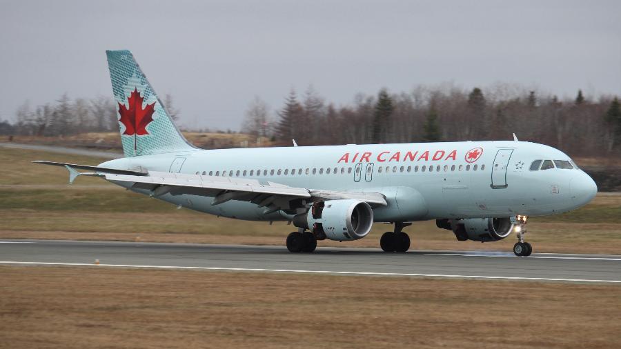 Avião da Air Canada que se envolveu em um incidente em 2017 no aeroporto de São Francisco (EUA)