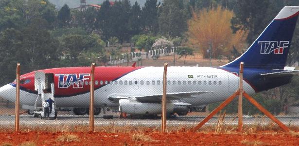 Avião do sequestro do voo Lufthansa 181, ocorrido em 1977, no aeroporto de Fortaleza após ser operado pela TAF