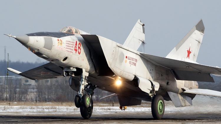 Mikoyan-Gurevich MiG-25RB da força aérea russa: Variante é versão de reconhecimento do MiG-25 Mikoyan-Gurevich MiG-25RB da força aérea russa: Variante é versão de reconhecimento do MiG-25