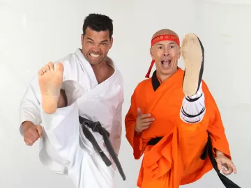 Exclusivo: Campeão da UFC Lyoto Machida invade set de 'Shaolin do Sertão 2'