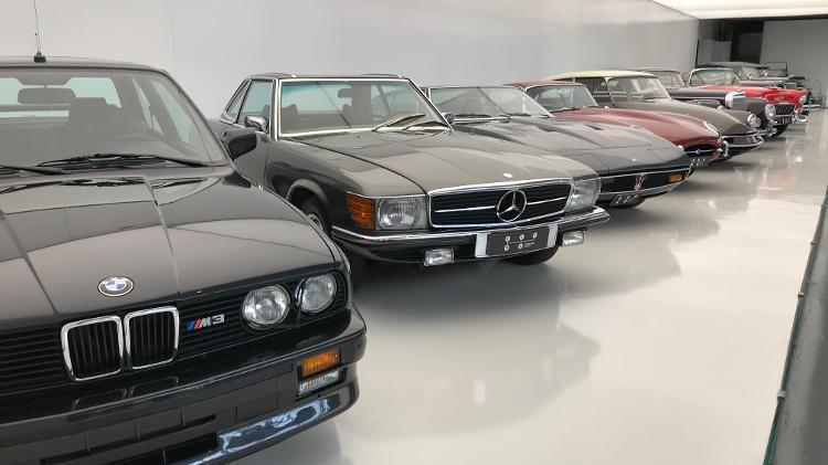 Modelos da BMW, Mercedes-Benz e Maserati estão em destaque no Museu CARDE