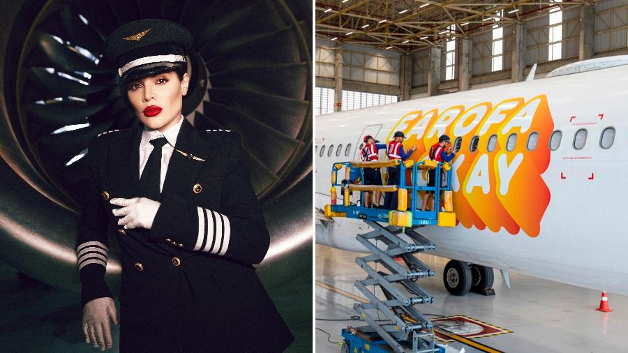 Influenciadora GKay fretou e personalizou avião para levar convidados para seu aniversário, a Farofa - Divulgação