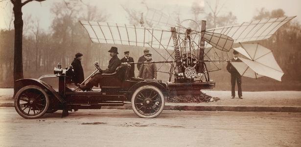 Em 1910, Santos Dumont divulgava planos para fazer avião em casa de graça