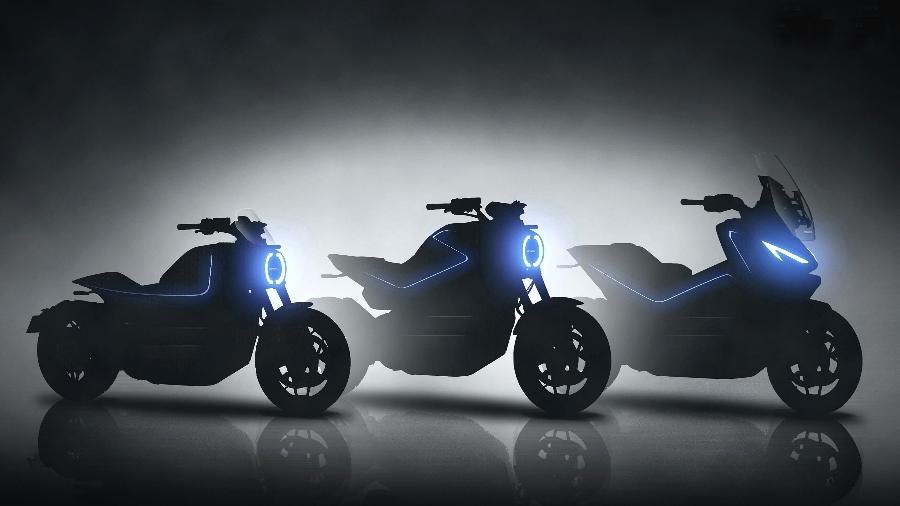 Entre as motos elétricas, haverá três modelos voltados para o lazer, equivalente ao segmento de alta "cilindrada" - Divulgação
