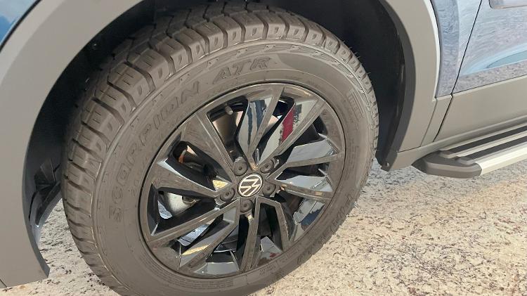 VW T-Cross Extreme 200 TSI contará com rodas em preto e pneus de uso misto VW T-Cross Extreme 200 TSI contará com rodas em preto e pneus de uso misto