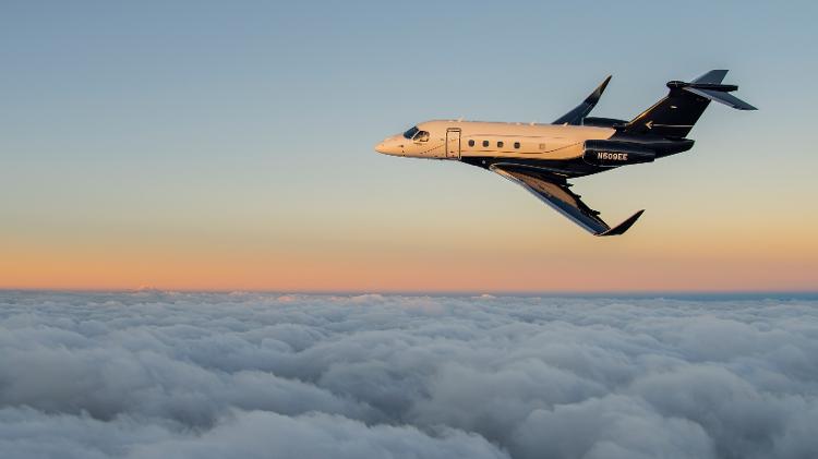Praetor 500E, nova versão do avião da família Praetor, da brasileira Embraer