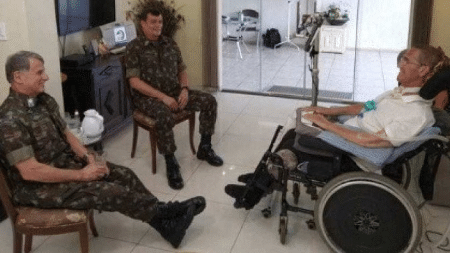 General Paulo Sérgio se encontra com antecessores: Pujol e Villas Bôas - Exército Brasileiro - Exército Brasileiro