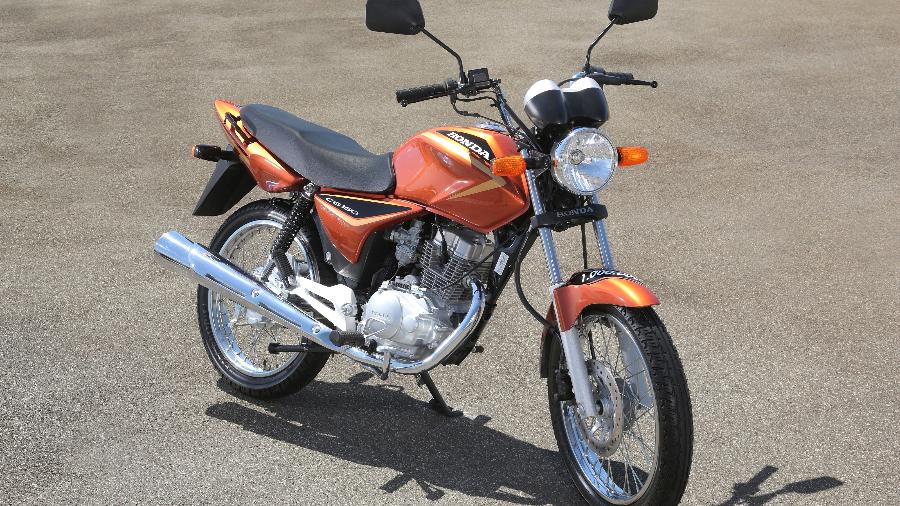 Honda CG 150 é uma das motos preferidas pelos criminosos; roubos e furtos seguiram alta na demanda por entregas em domicílio - Divulgação
