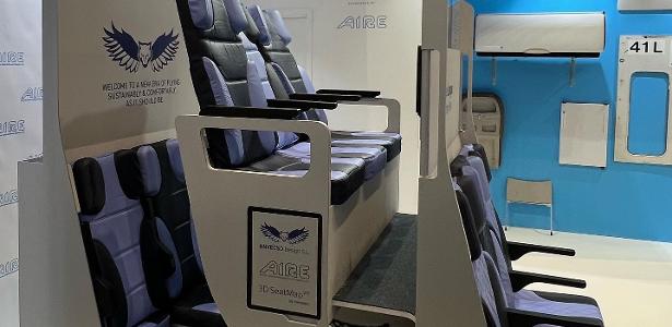 Empresa estuda adotar assentos de dois andares em avião. Será que dá certo?