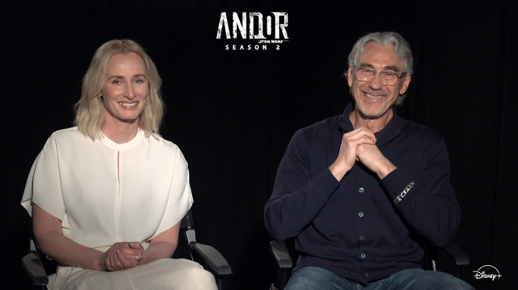 Genevieve O'Reilly e o produtor Tony Gilroy falam sobre a nova temporada de 'Andor' Genevieve O'Reilly e o produtor Tony Gilroy falam sobre a nova temporada de 'Andor'