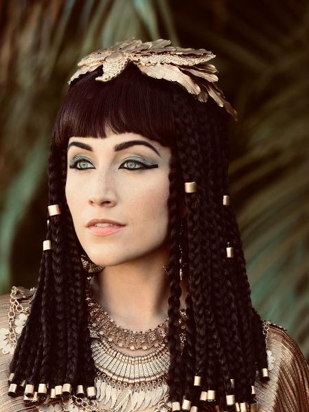 Samia Abreu como a Rainha Merianat: ela é a primeira esposa do faraó em "Gênesis" - Blad Meneghel/Divulgação/RecordTV