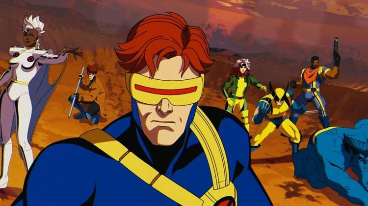 Ciclope à frente dos heróis mutantes em 'X-Men '97'