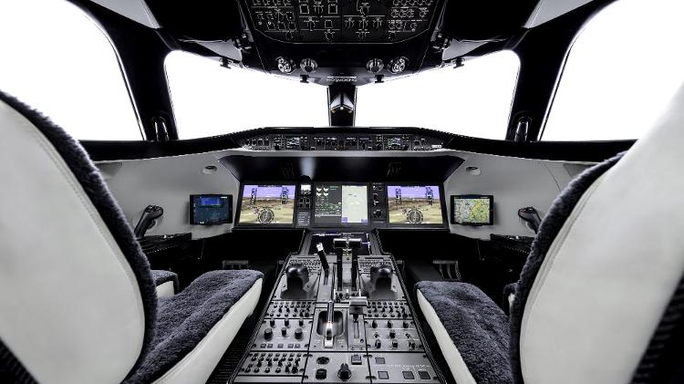  Avião executivo pode voar mais de 15 mil km sem escalas