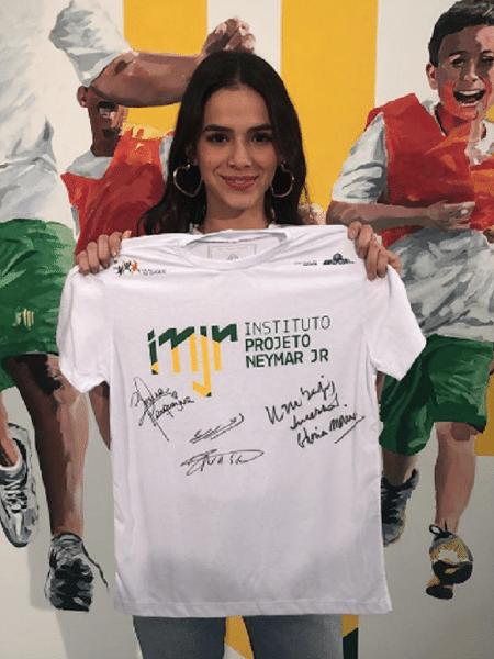 Bruna Marquezine no Instituto Neymar Jr. - reprodução/Instagram