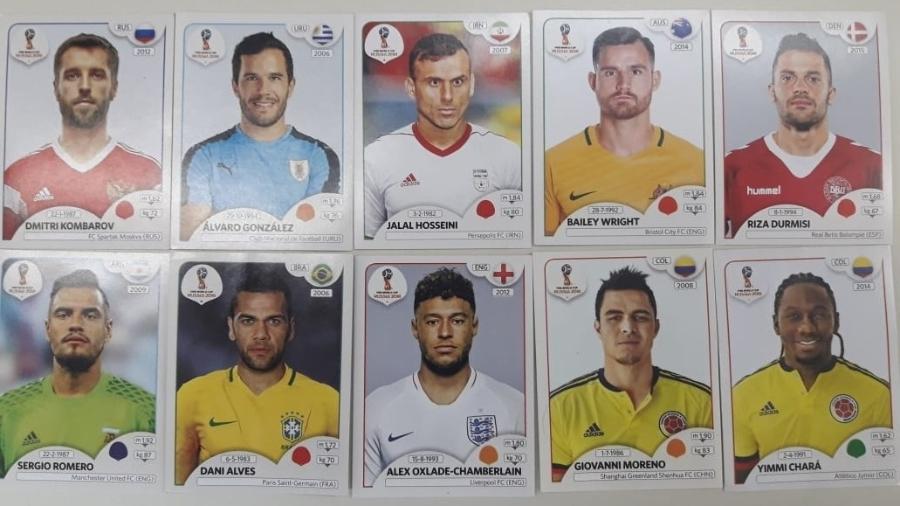 Figurinhas de jogadores que não disputarão a Copa do Mundo de 2018 - UOL Esporte
