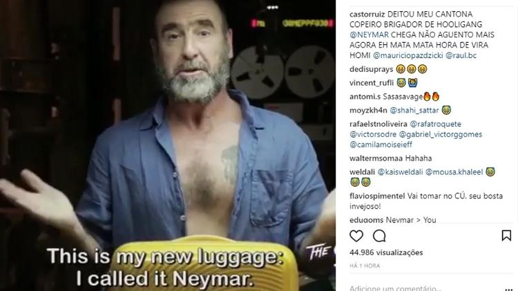 Cantona - Reprodução/Instagram - Reprodução/Instagram