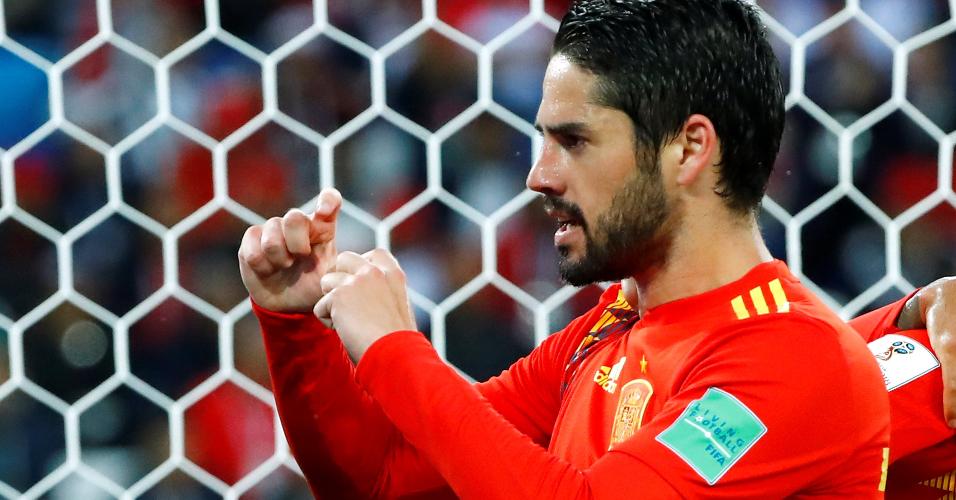 Isco Espanha Marrocos Copa do Mundo gol