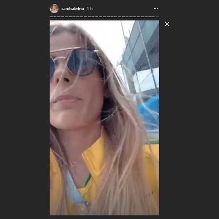 Carol Cabrino, esposa do zagueiro Marquinhos, também passa perrengues na Rússia - Reprodução/Instagram