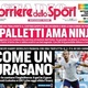 Capa do jornal Corriere dello Sport de segunda-feira (25) - Reprodução