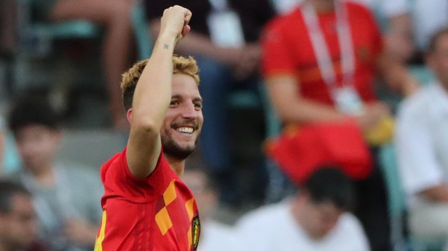 Mertens comemora gol contra o Panamá na Copa do Mundo - REUTERS/Francois Lenoir