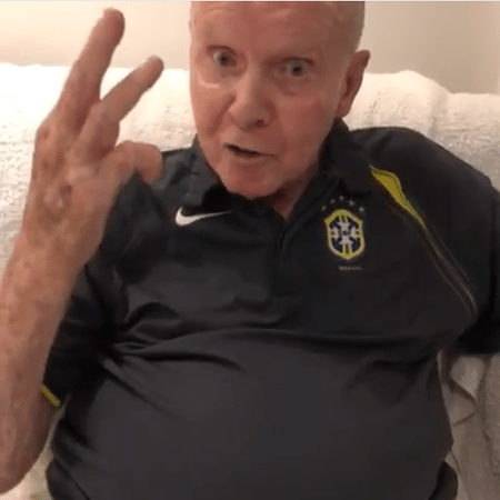 Zagallo envia recado a Galvão torcendo por muitos gols do Brasil contra a Bélgica - Reprodução/Instagram