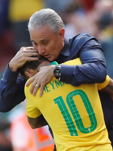 Tite e sua comissão escolheram "abraçar" Neymar, que ainda assim deu sinais de imaturidade - Andrew Boyers/Action Images via Reuters