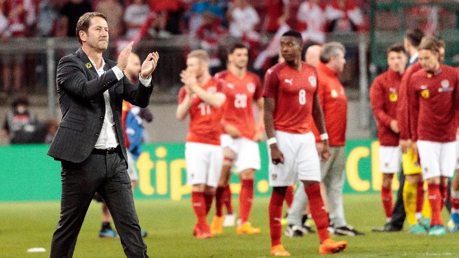 Franco Foda foi anunciado técnico da Áustria em outubro; nos últimos quatro jogos com ele, austríacos venceram todas - Johann Groder/APA/AFP Photo