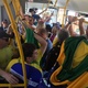 Torcida brasileira em Samara, na Rússia, rumo a partida das oitavas contra o México - Felipe Pereira/UOL