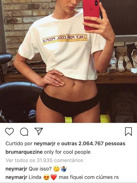 Neymar revela ciúmes após Marquezine publicar foto - Reprodução/Instagram