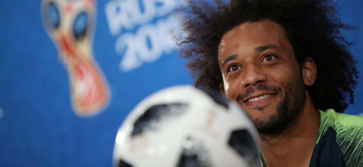 Capitão na estreia, Marcelo terá a chance de apagar trauma da estreia na Copa do Mundo de 2014 - REUTERS/Marko Djurica