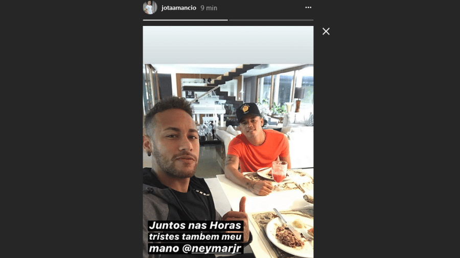 Neymar e Jota "reaparecem" juntos após eliminação do Brasil na Copa - Reprodução/Instagram