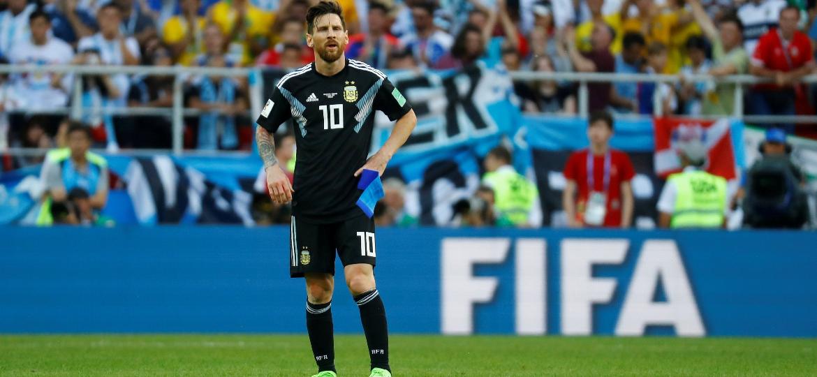 Messi decepcionou na estreia, mas agora vai contar com a torcida da mulher e dos filhos na Rússia - REUTERS/Kai Pfaffenbach
