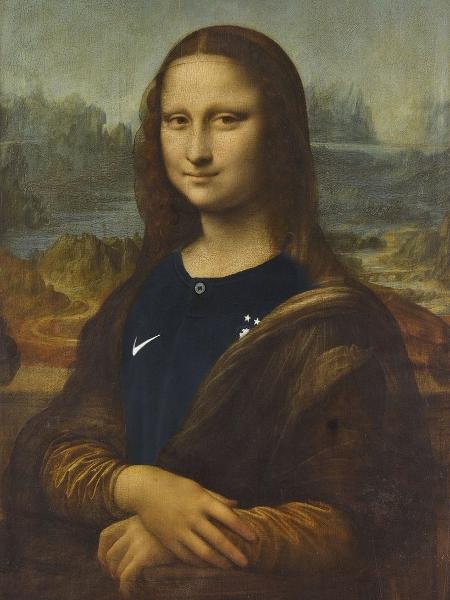 Museu do Louvre usa imagem de Mona Lisa para parabenizar França por título mundial - Reprodução
