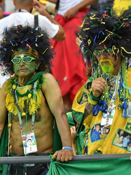 Torcedores brasileiros na Copa do Mundo de 2018 - Emmanuel Dunand/AFP Photo