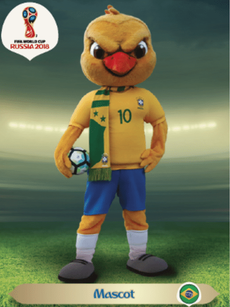 Canarinho Pistola está presente em novas figurinhas da Panini para o álbum da Copa do Mundo - Divulgação