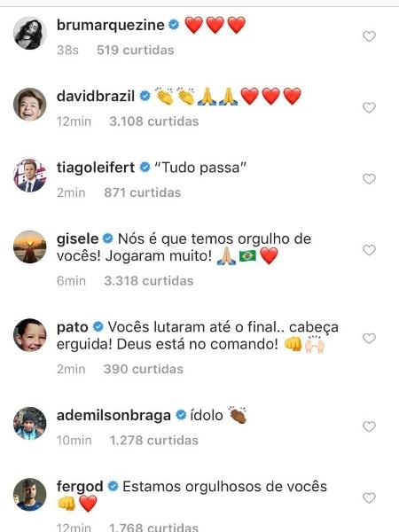 Bruna comenta postagem de Neymar no Instagram - Reprodução/Instagram - Reprodução/Instagram