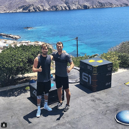 Kevin Trapp e Neuer treinam juntos na Grécia - Reprodução/Instagram