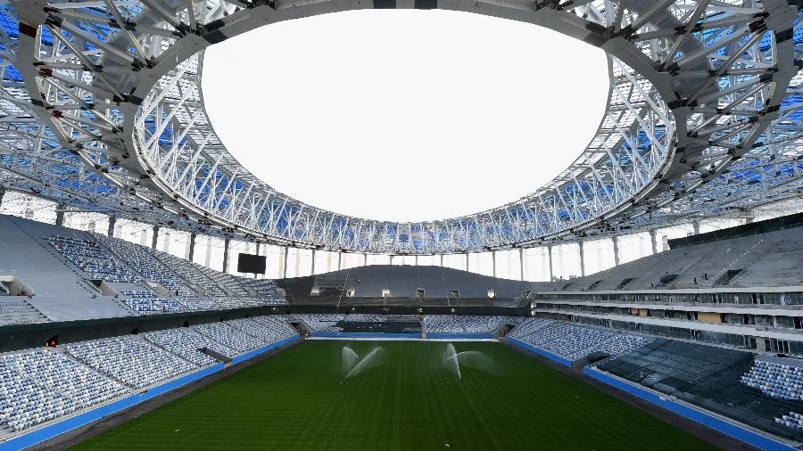 O estádio Nizhny Novgorod também sediará jogos da Copa do Mundo na Rússia - Michael Regan/Getty Images