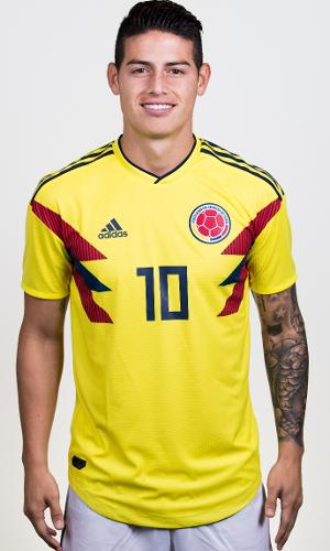James Rodriguez - meia da seleção da Colômbia