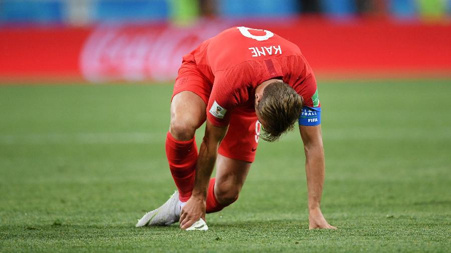 Harry Kane durante jogo Inglaterra x Tunísia - Matthias Hangst/Getty Images