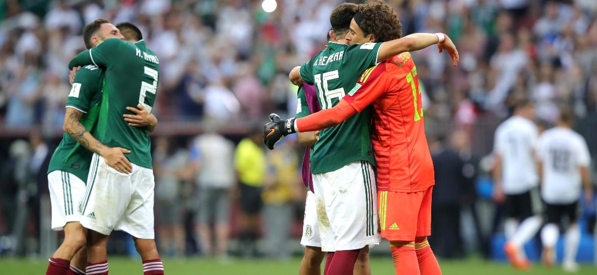 Após a vitória sobre a Alemana, Ochoa lembrou do 0 a 0 com o Brasil na Copa do Mundo de 2014 - Alexander Hassenstein/Getty Images
