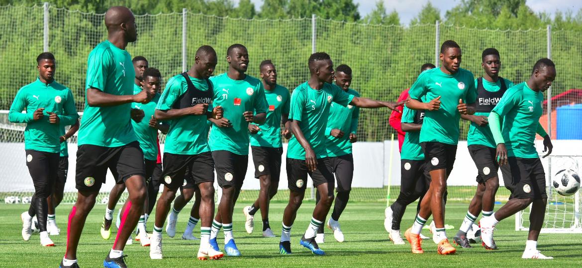 Seleção do Senegal treina para a Copa do Mundo - Issouf Sanogo/AFP
