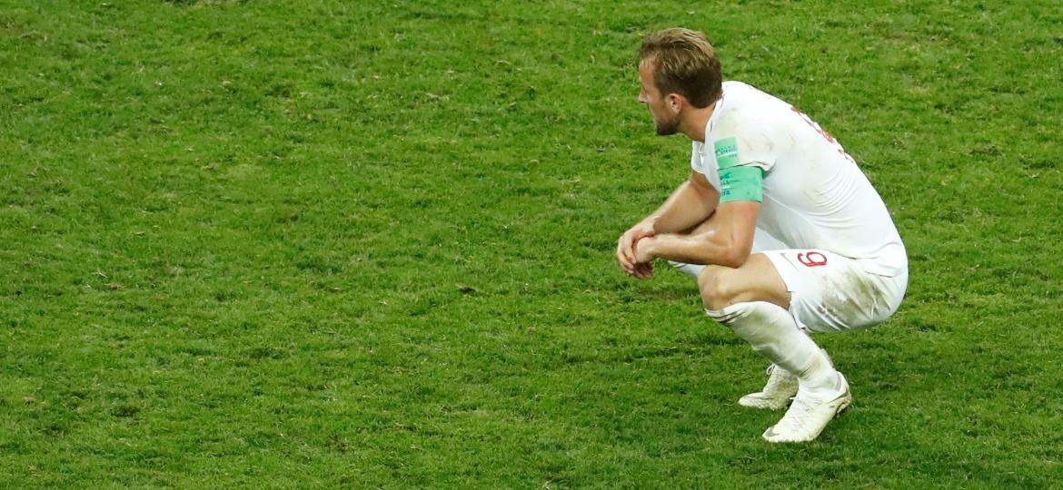 Henry Kane lamenta eliminação da Inglaterra na semifinal da Copa do Mundo - REUTERS/Damir Sagolj